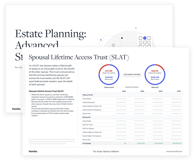 Advanced Estate Planning Strategies Vanilla