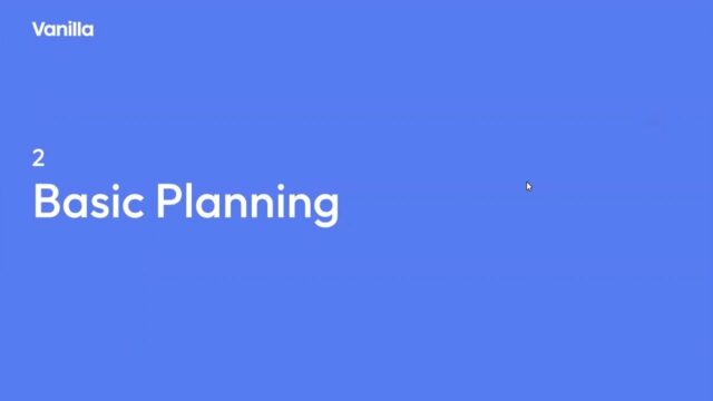 Basic Planning Courses