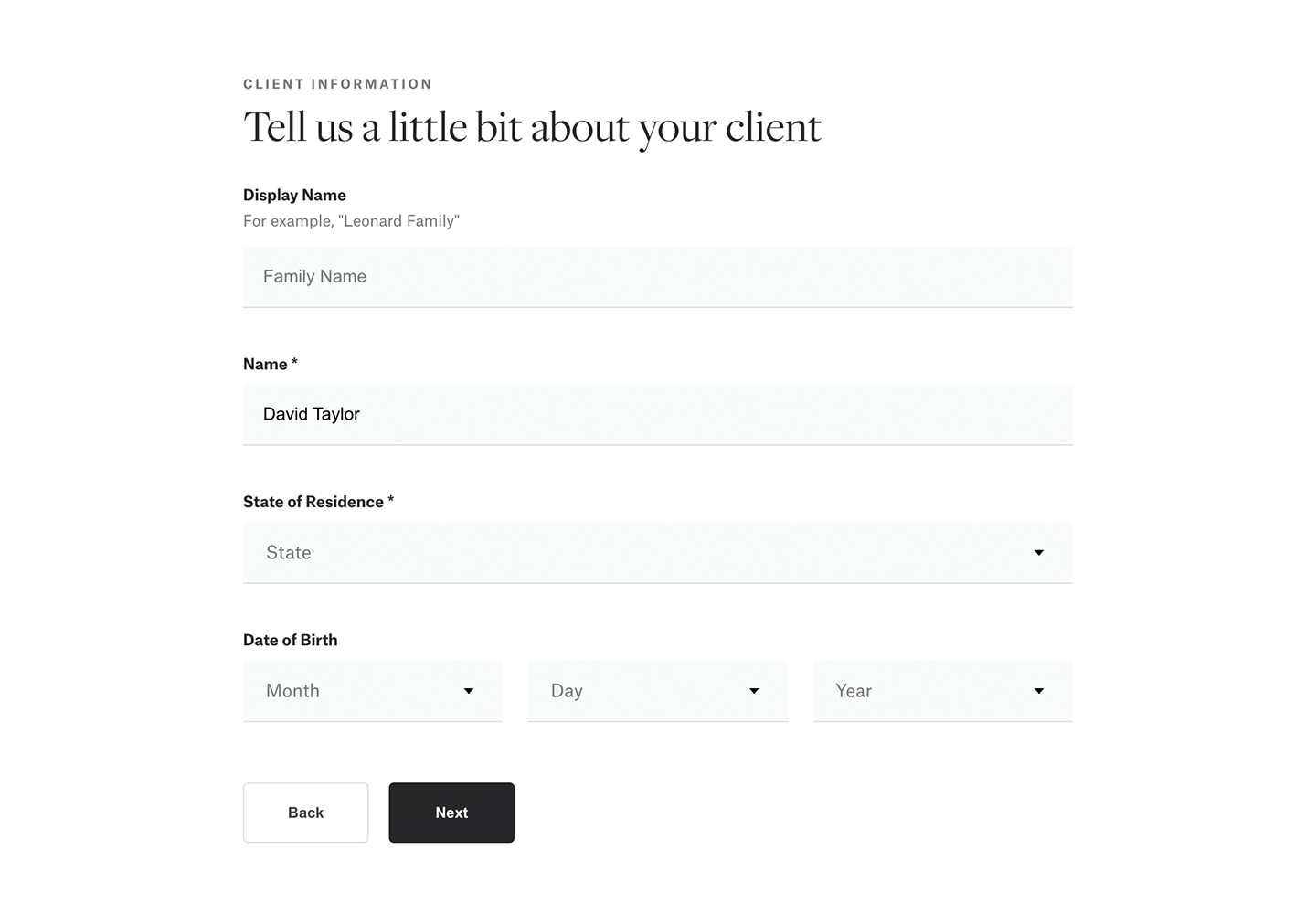 Profile Builder