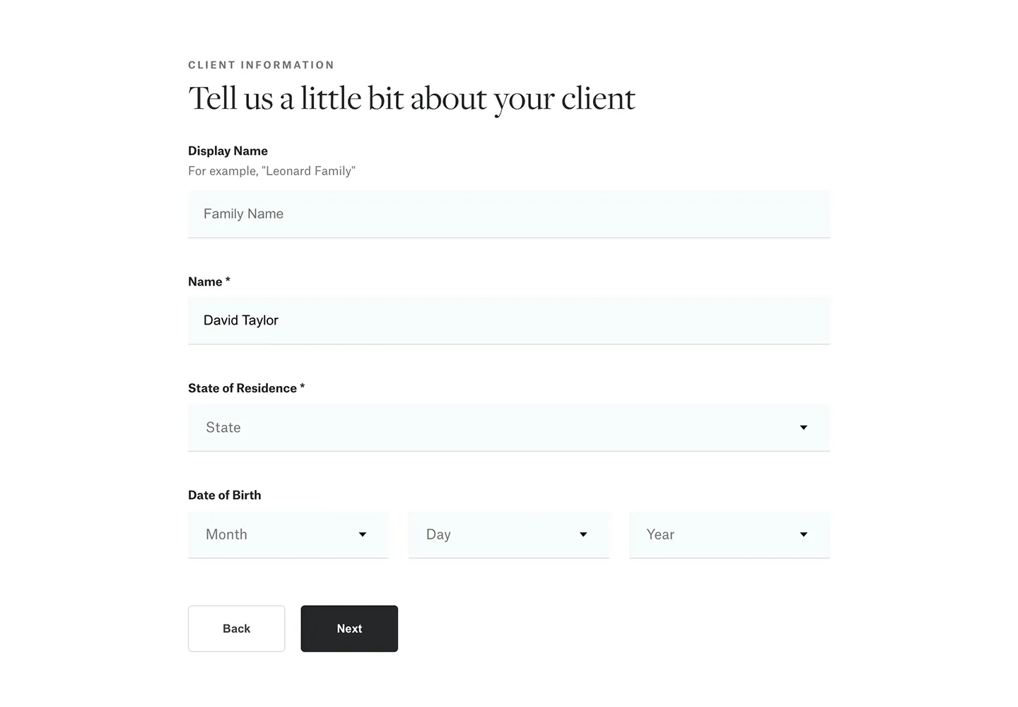 Profile Builder
